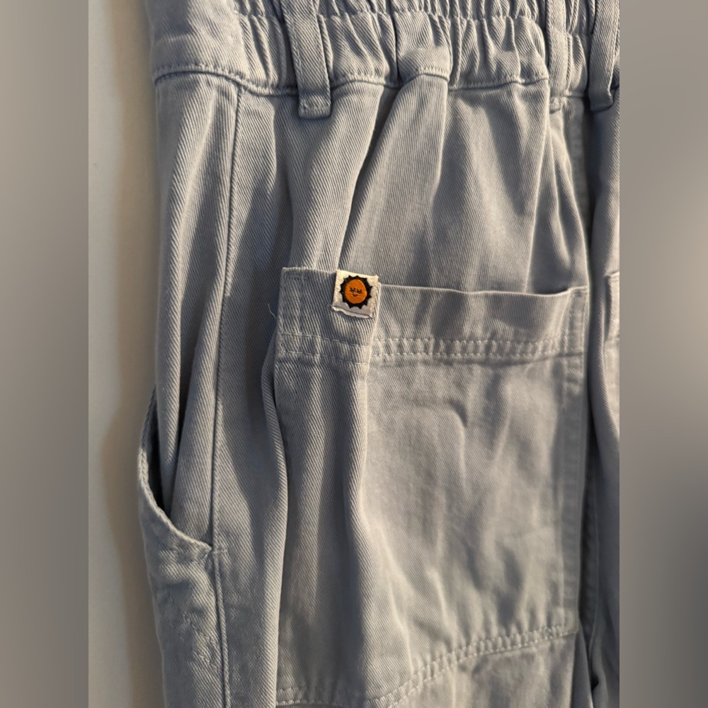 Big Bud Press periwinkle short sleeve Jumpsuit (petite) - Picture 7 of 7